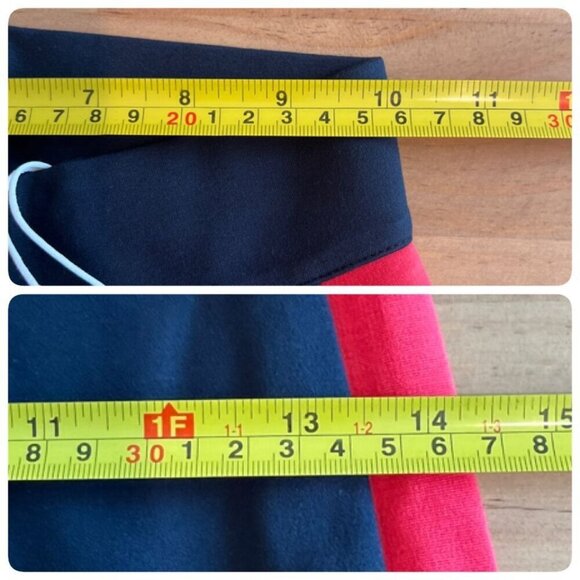 Marine Layer Archive Jordan Ponte Pant Sz 0 in Navy Colorblock - Picture 7 of 9